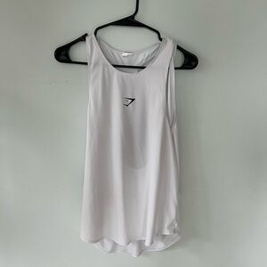 XS White Gymshark Tank